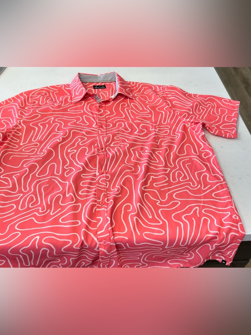 Public Record Go-To Button Down size XXL